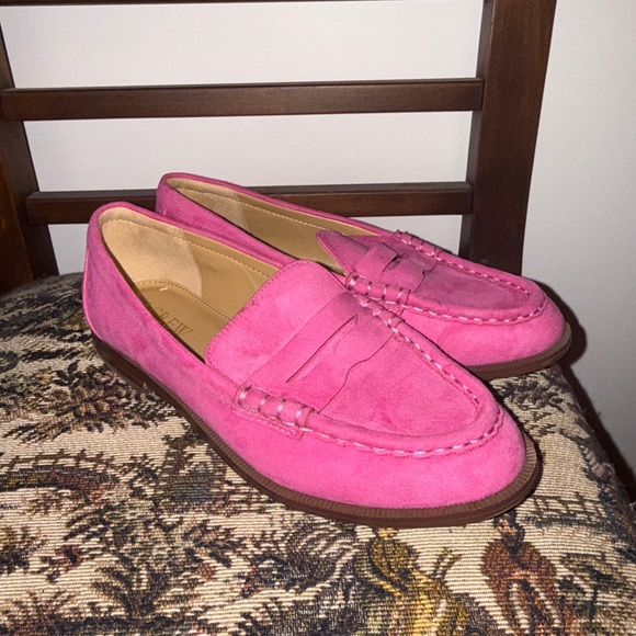 J.Crew Women’s Pink Suede Penny Loafers Size 6 - Picture 7 of 13